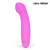 Розовый вибромассажёр с 20 режимами вибрации - 15 см.