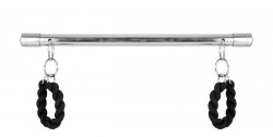 Металлическая штанга с петлями для фиксации Steel Suspension Bar with 2 Cuffs