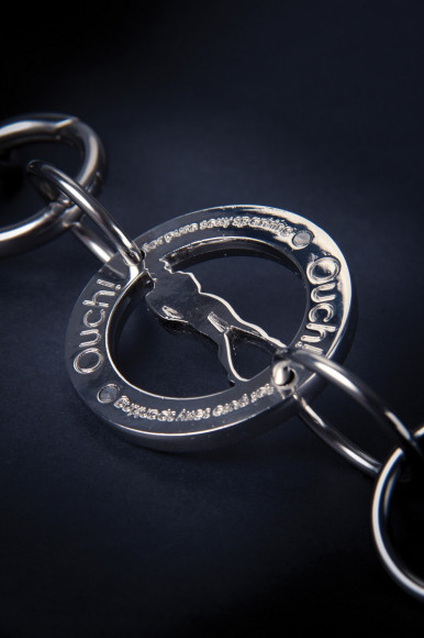 Чёрные кандалы Luxury с хлопковыми петлями