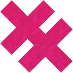 Розовые пестисы-крестики