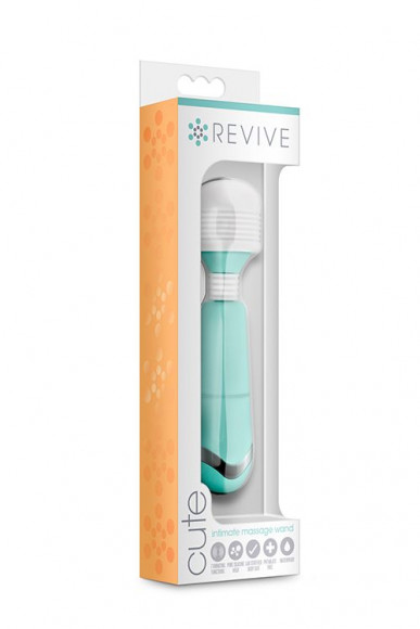 Зеленый мини-вибратор Revive Cute Intimate Massage Wand