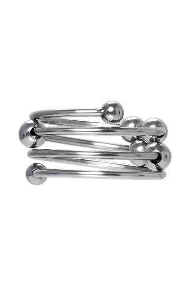 Большое металлическое кольцо под головку пениса