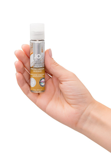 Ароматизированный лубрикант на водной основе JO Flavored Vanilla H2O - 30 мл.