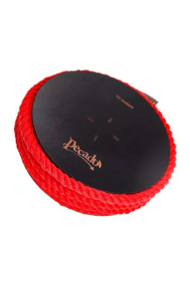 Красная веревка для шибари на катушке - 10 м.