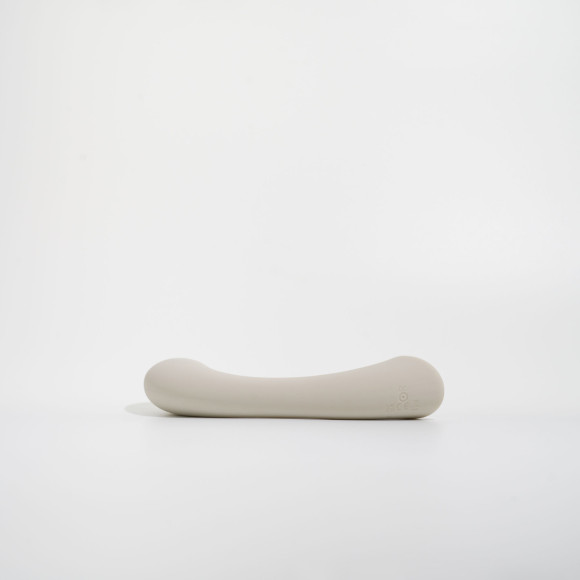 Серый вибростимулятор точки G Mirage - 17,8 см.