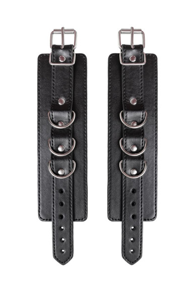 Черные наручники Anonymo на сцепке