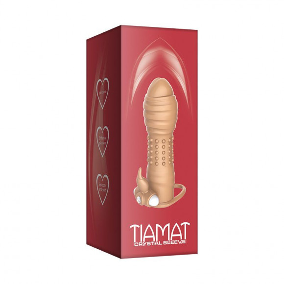 Телесная вибронасадка Tiamat - 13 см.