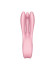 Розовый вибратор Threesome 1 с  пальчиками 