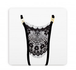 Открытые трусики Сiglia с камешками на бретелях