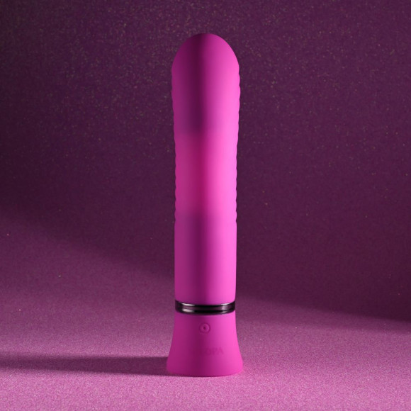 Розовый вибростимулятор-кролик Next Wave - 16,3 см.