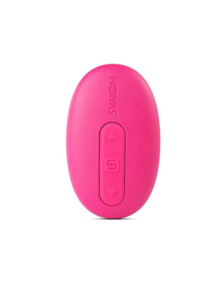 Сливово-розовое виброяйцо Elva с пультом ДУ