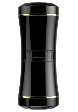 Двусторонний мастурбатор в колбе - вагина и анус