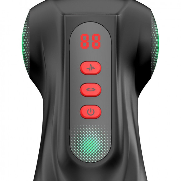 Интерактивный мастурбатор Raven с вакуумом, вибрацией и подсветкой