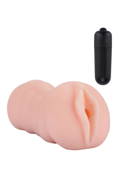 Телесный мастурбатор-вагина Tracey Vibrating Vagina Stroker