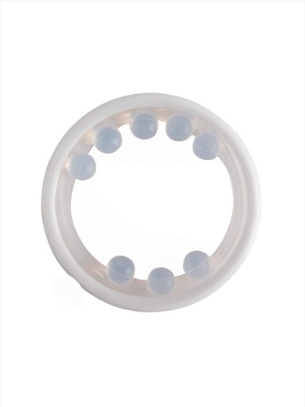 Эрекционное кольцо со стимулирующими шариками сверху и снизу