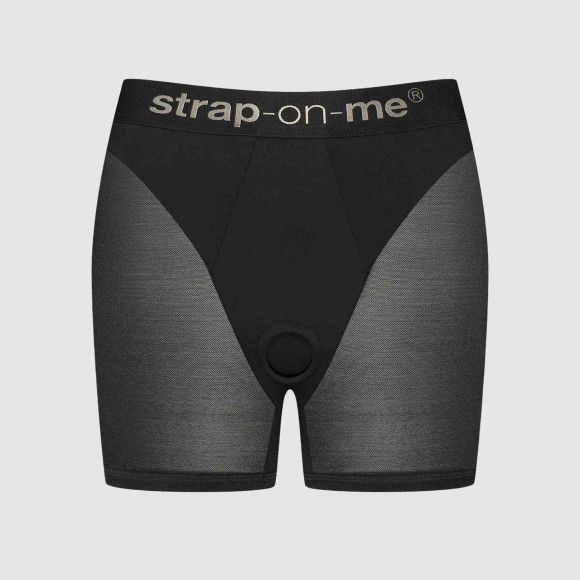 Трусики-шорты для фиксации насадок Strap-on-me Harness Lingerie Halo - size XS