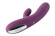 Сливовый вибратор-кролик Avery с возвратно-поступательными движениями - 18,6 см.