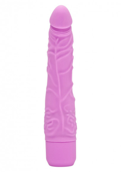 Розовый вибратор Classic Slim Vibrator - 21 см.