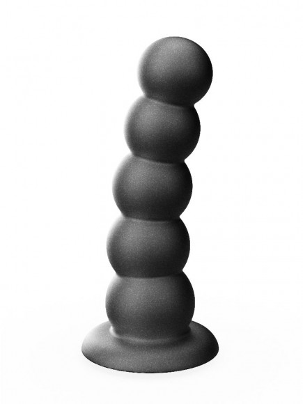 Черная насадка-плаг на харнесс PLATINUM 9 - 24 см.