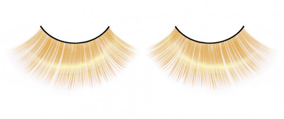 Пушистые оранжевые ресницы