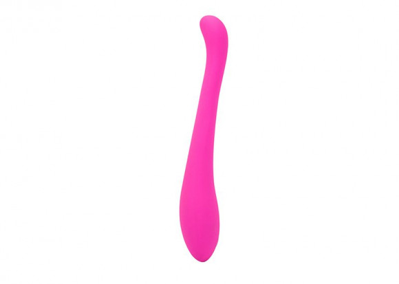 Розовый вибратор UltraZone Daisy 6X Silicone Vibrator - 20 см.
