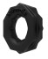 Чёрное эрекционное кольцо Spartan
