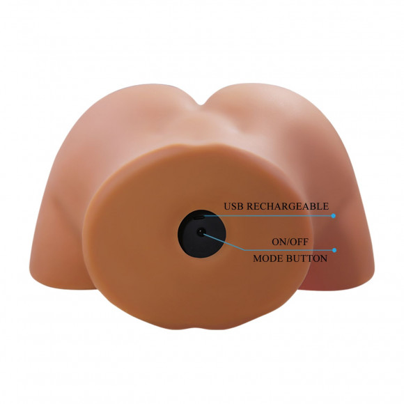 Мастурбатор Ilana с вибрацией и всасыванием