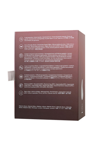 Белый вибромассажер в форме капли Dew Drop