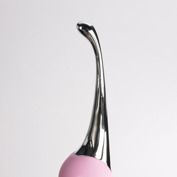 Розовый клиторальный вибростимулятор Youvic