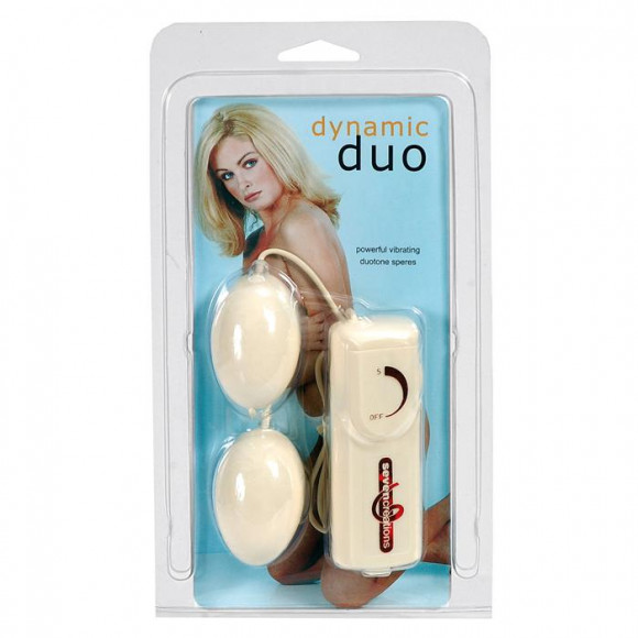 Вагинальные яички с вибрацией DYNAMIC DUO 