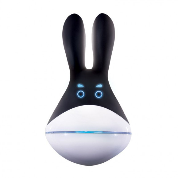 Чёрный клиторальный вибратор Muse Massager с ушками