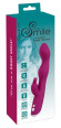 Фиолетовый вибратор A & G-Spot Rabbit Vibrator для стимуляции зон G и A - 23,6 см.